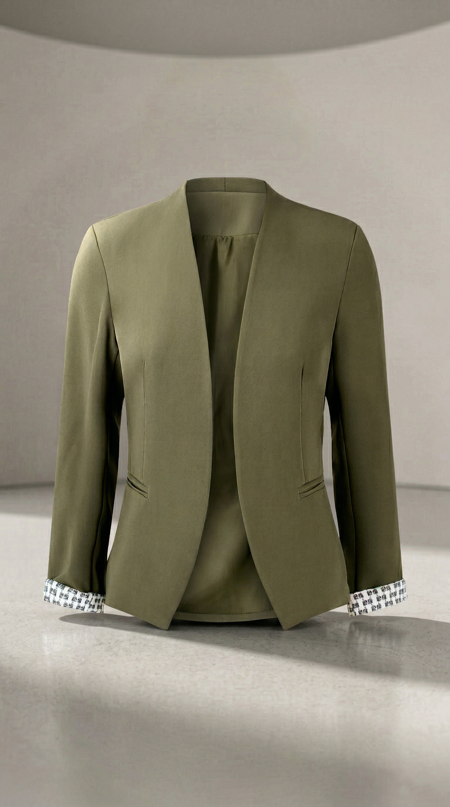 Ximena | Blazer de Corte Recto con Hombreras