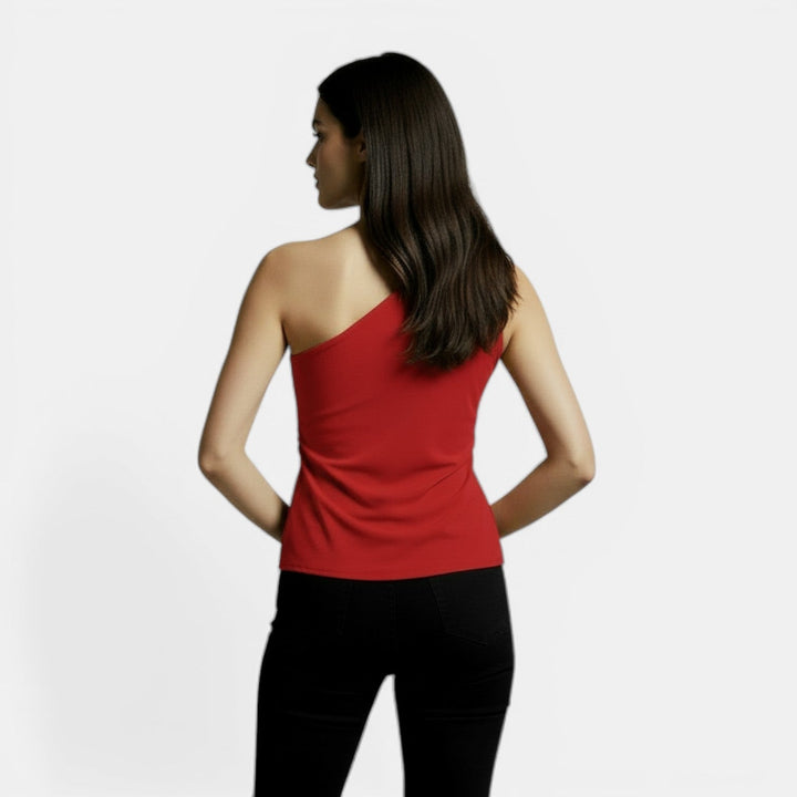 Top Cruzado Elegante Mujer Primavera Slim Fit Moda Chic