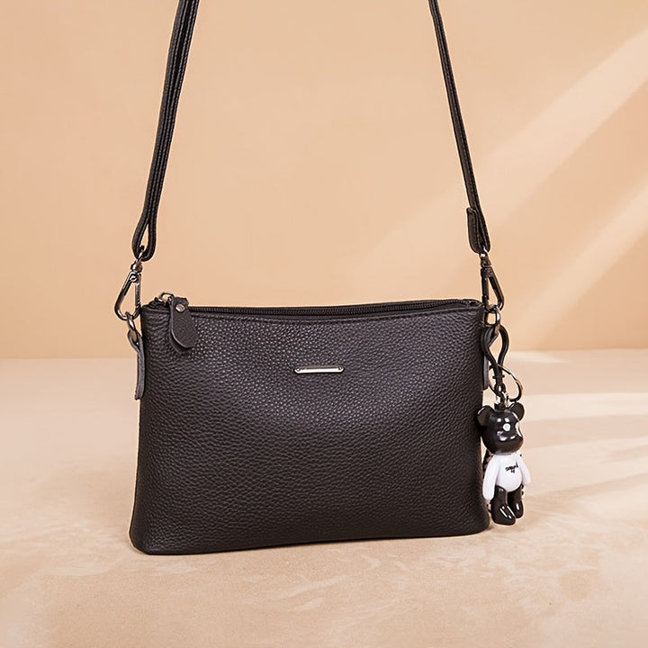 El | Elegante bolso bandolera de piel minimalista de Elena