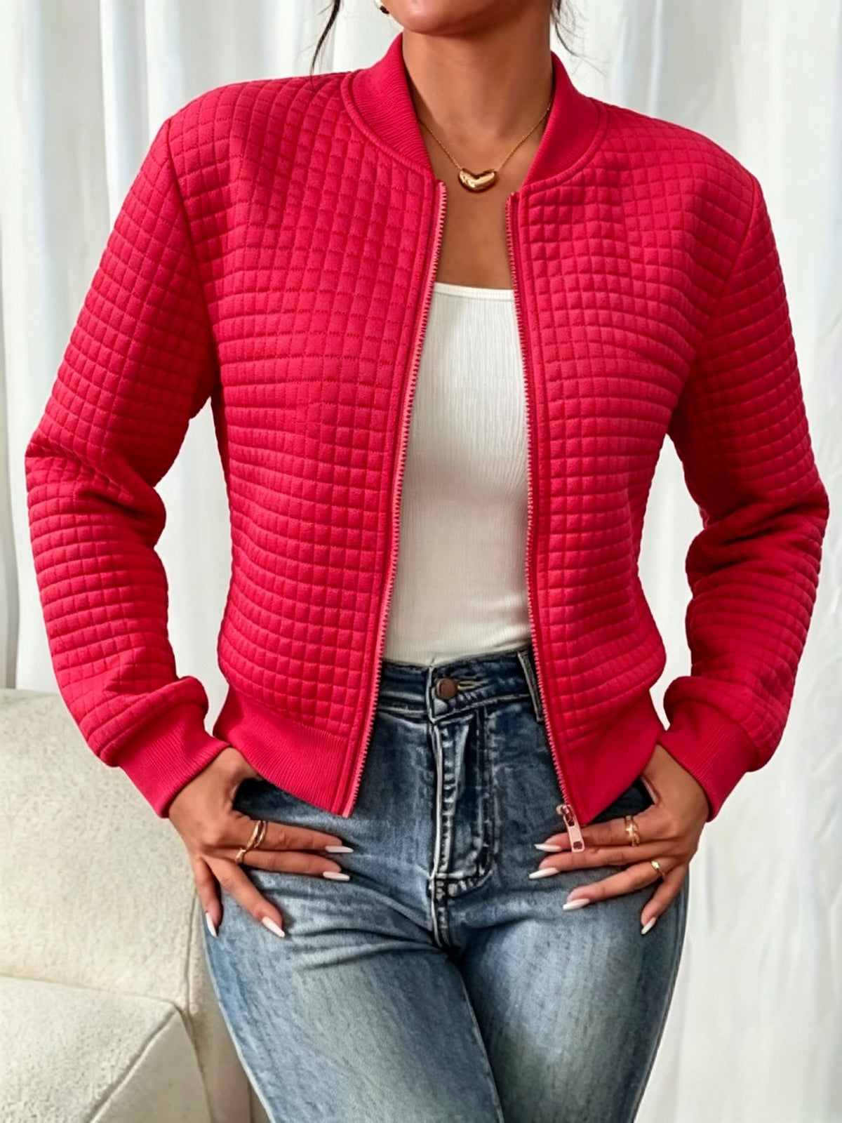 Miriam | Chaqueta Corta que No Marca la Barriga