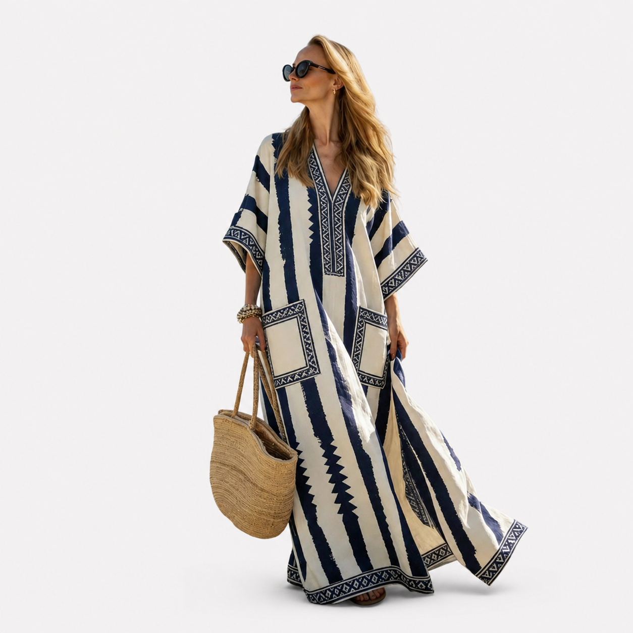 Elena | Caftán Elegante de Verano
