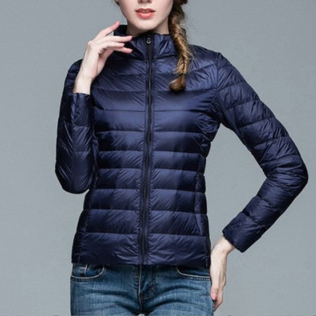 Ilse | Chaqueta Acolchada Ligera con Cuello Alto