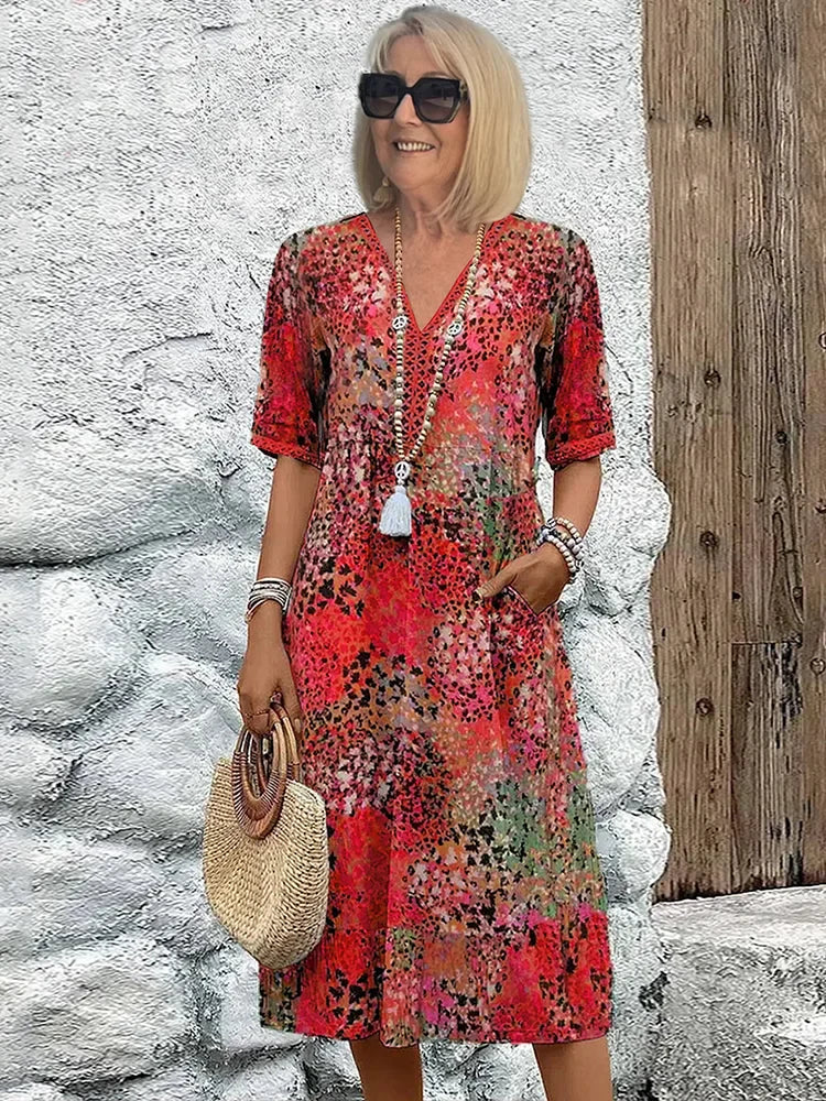 LINA | Vestido ligero con escote en V