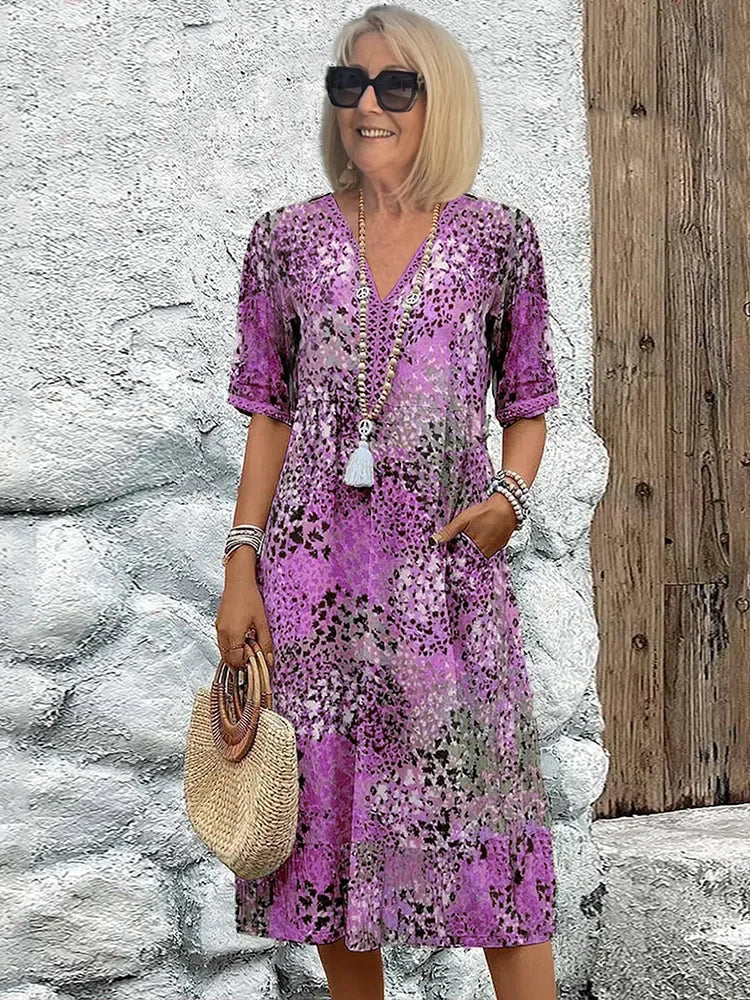 LINA | Vestido ligero con escote en V