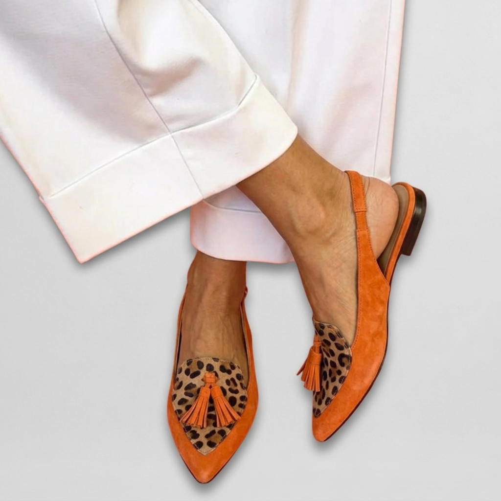 Elena | Sandalias de Mujer con Tiras y Flecos