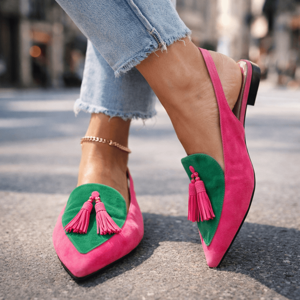 Elena | Sandalias de Mujer con Tiras y Flecos