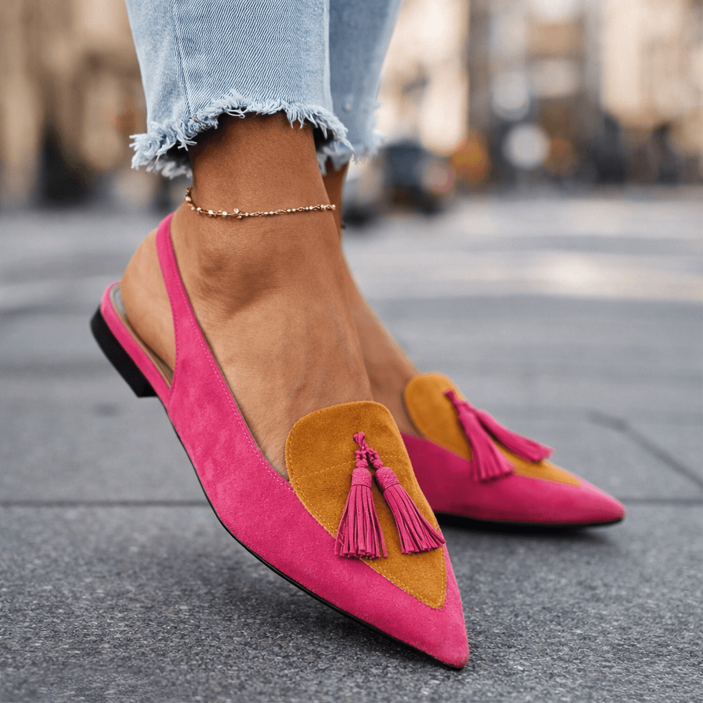 Elena | Sandalias de Mujer con Tiras y Flecos