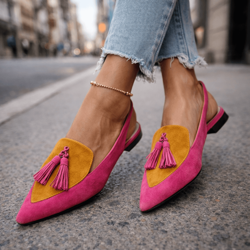 Elena | Sandalias de Mujer con Tiras y Flecos