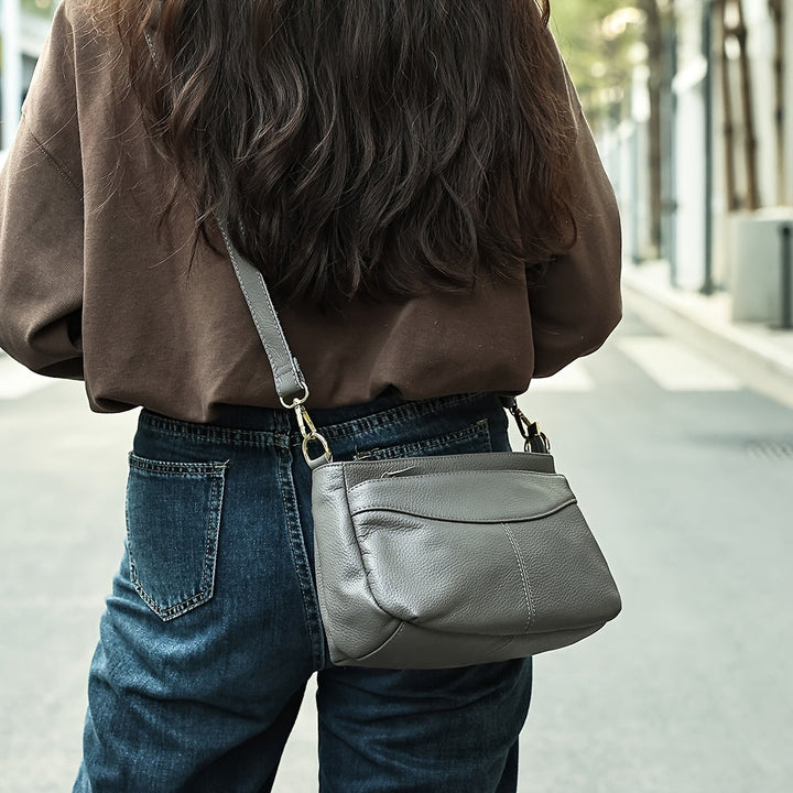 El estilo diario de Rina | Bolso bandolera con diseño de guijarros