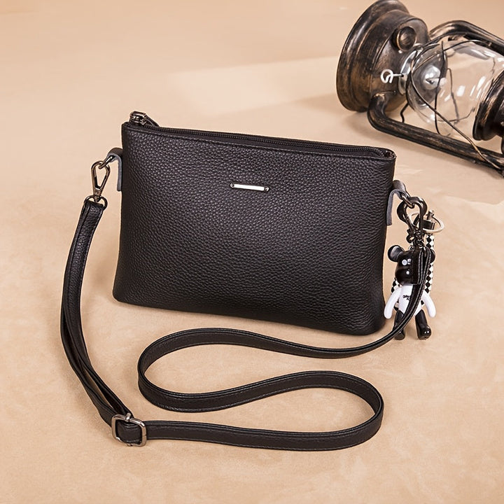 El | Elegante bolso bandolera de piel minimalista de Elena