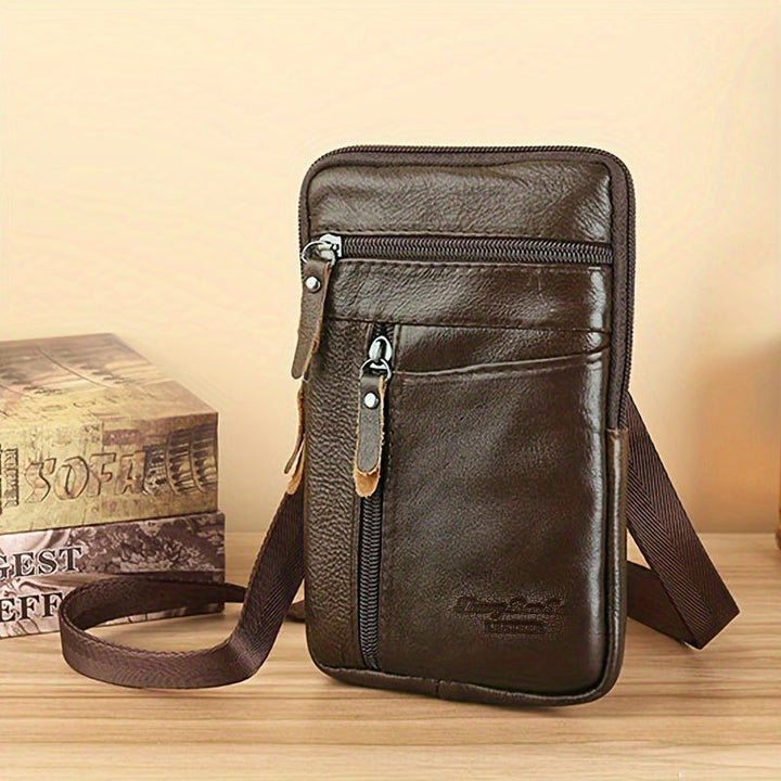 El clásico sin esfuerzo de Elena | Bolso bandolera vintage de piel