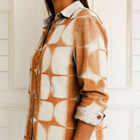 Asta | Blusa con motivos geométricos