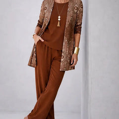 Margaret | Conjunto Elegante 3 Piezas