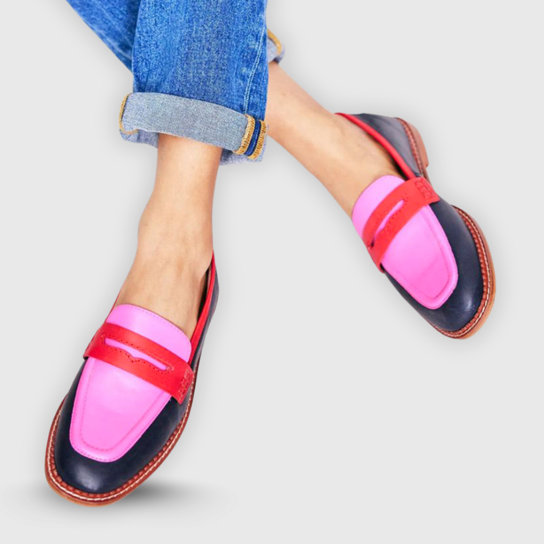 Giuliana | Mocasines Bicolor de Mujer