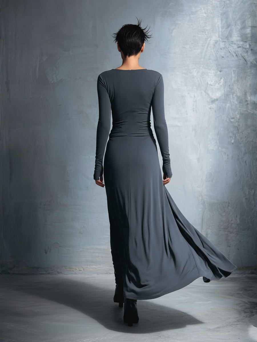 Itziar | Vestido Elegante con Nudo Lateral