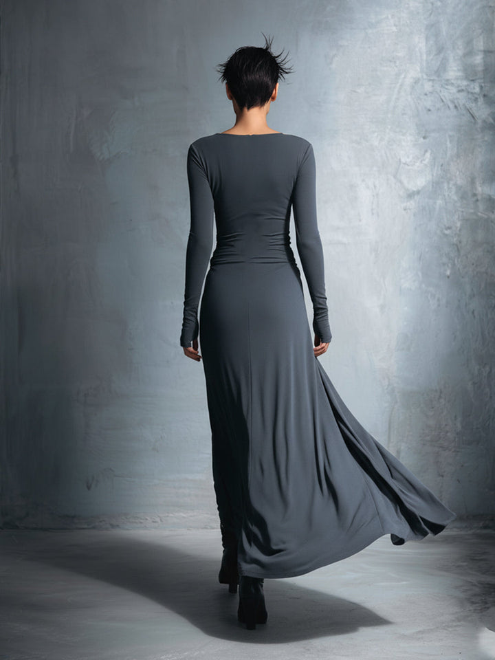 Itziar | Vestido Elegante con Nudo Lateral