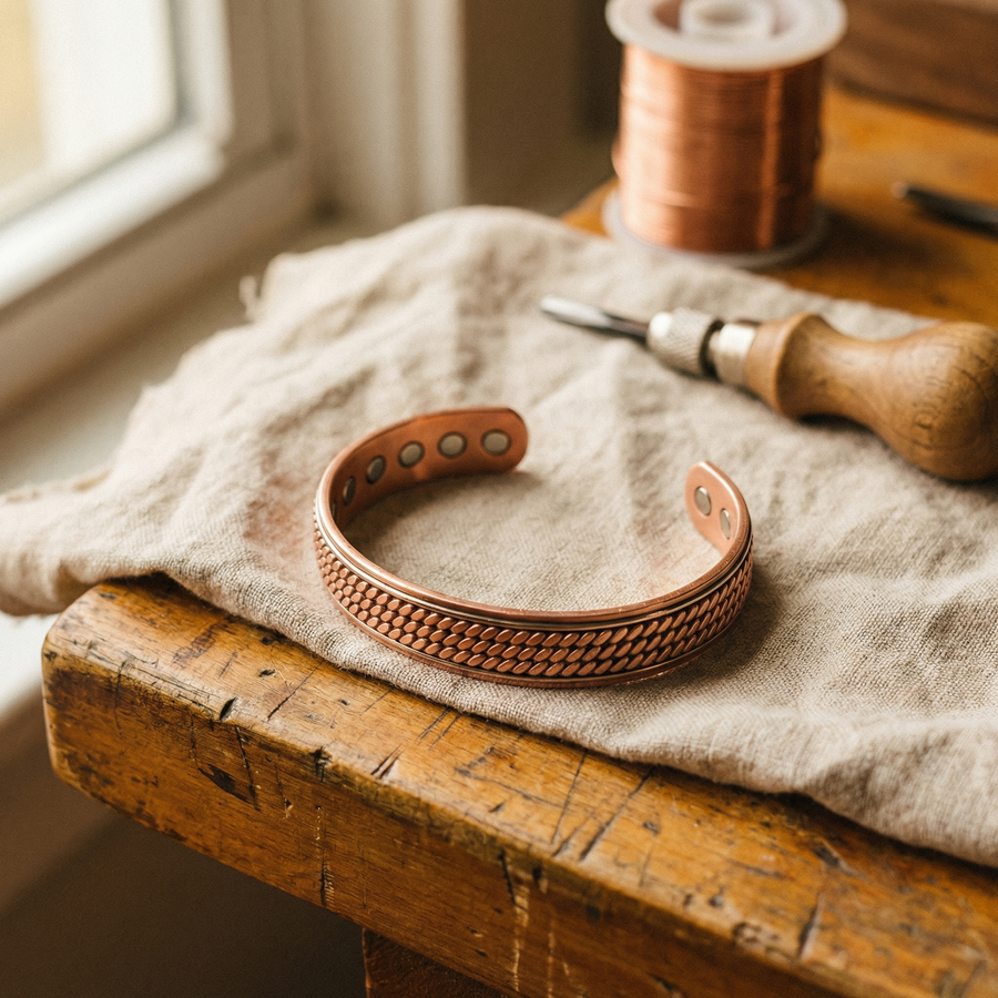 Pulsera de cobre Grano