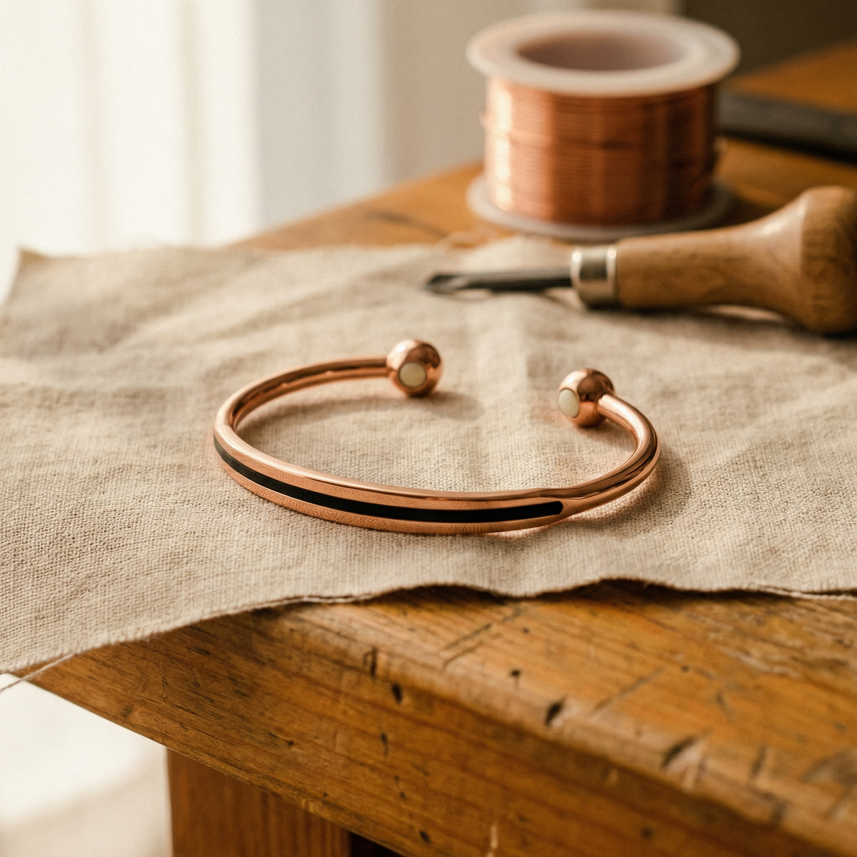 Pulsera de cobre Espina