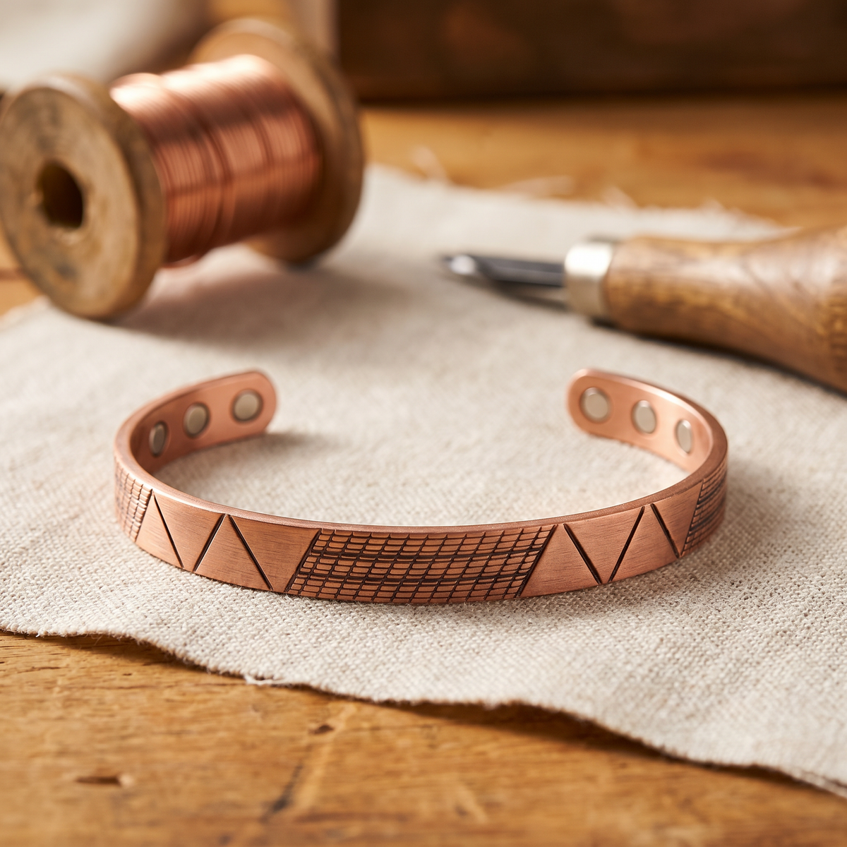 Pulsera de cobre Muralla