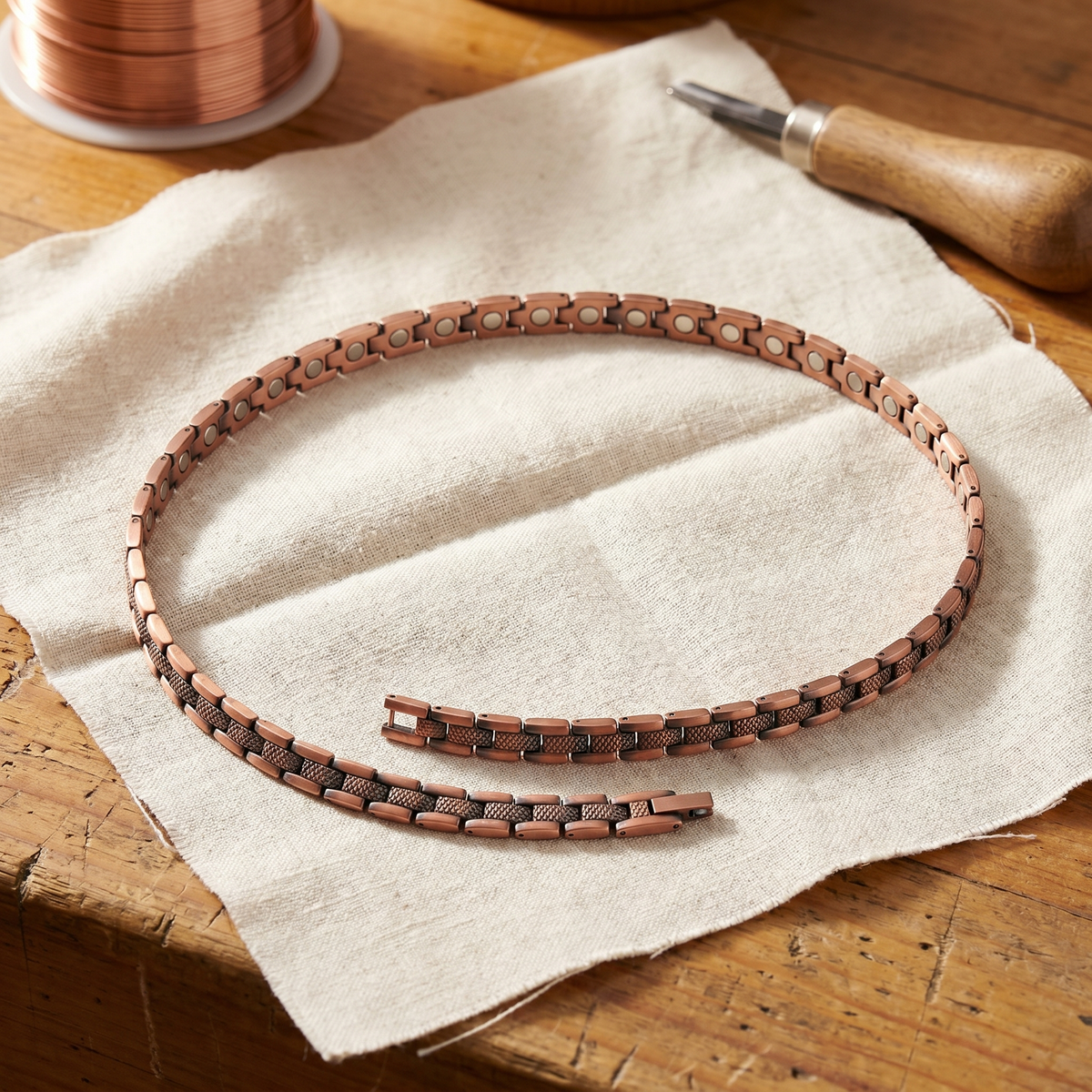 Collar de cobre Adoquín