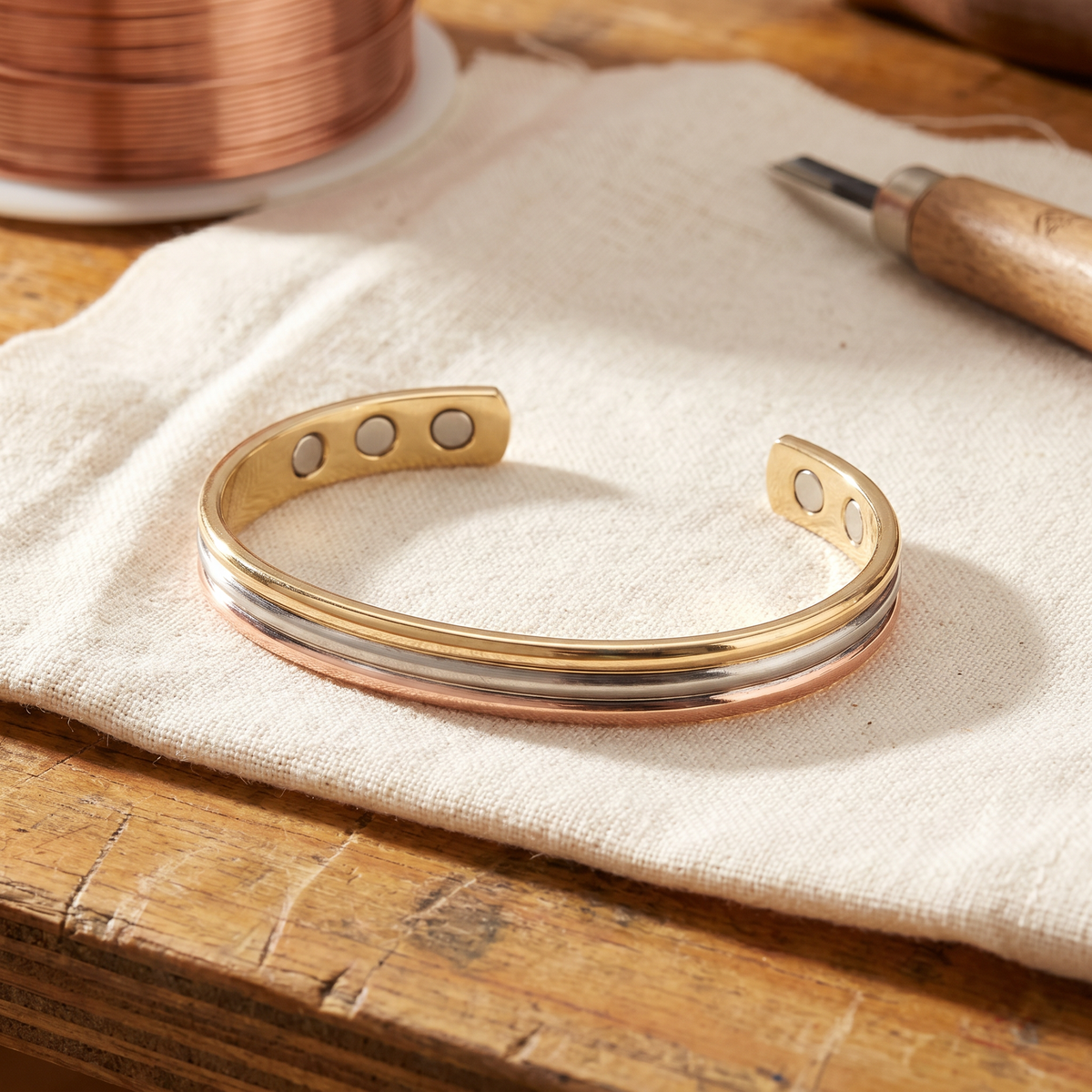 Pulsera de cobre Veta
