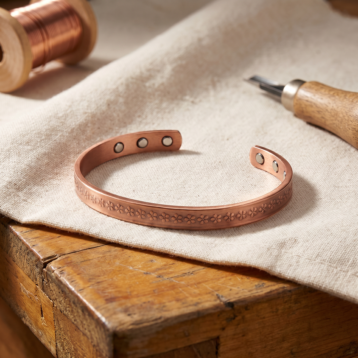 Pulsera de cobre Margarita