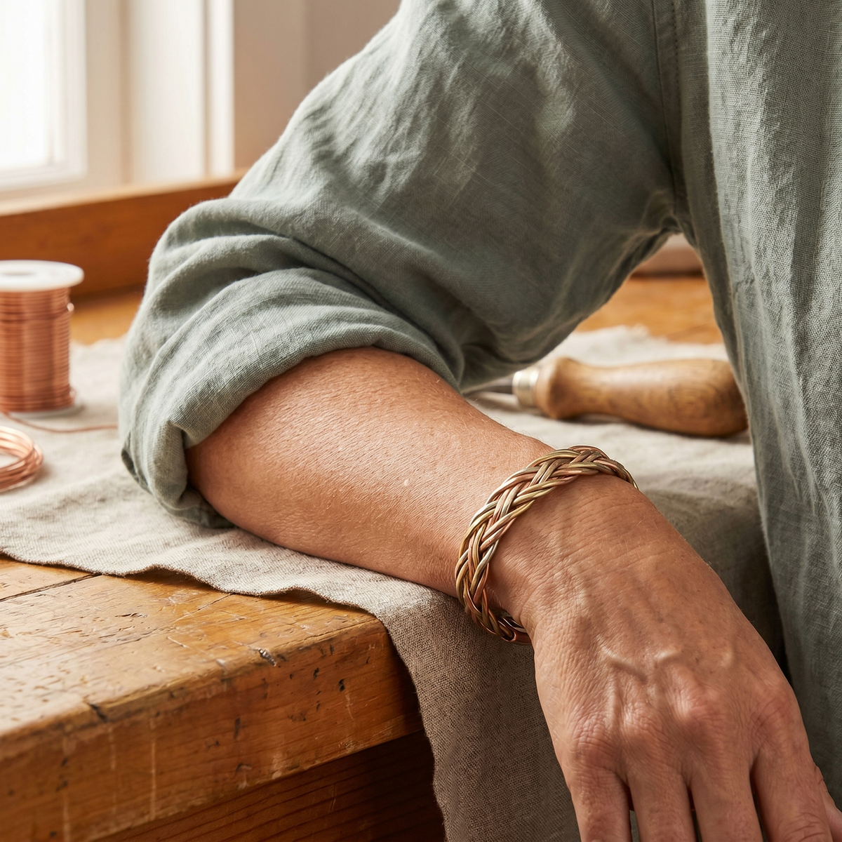 Pulsera de cobre Áurea
