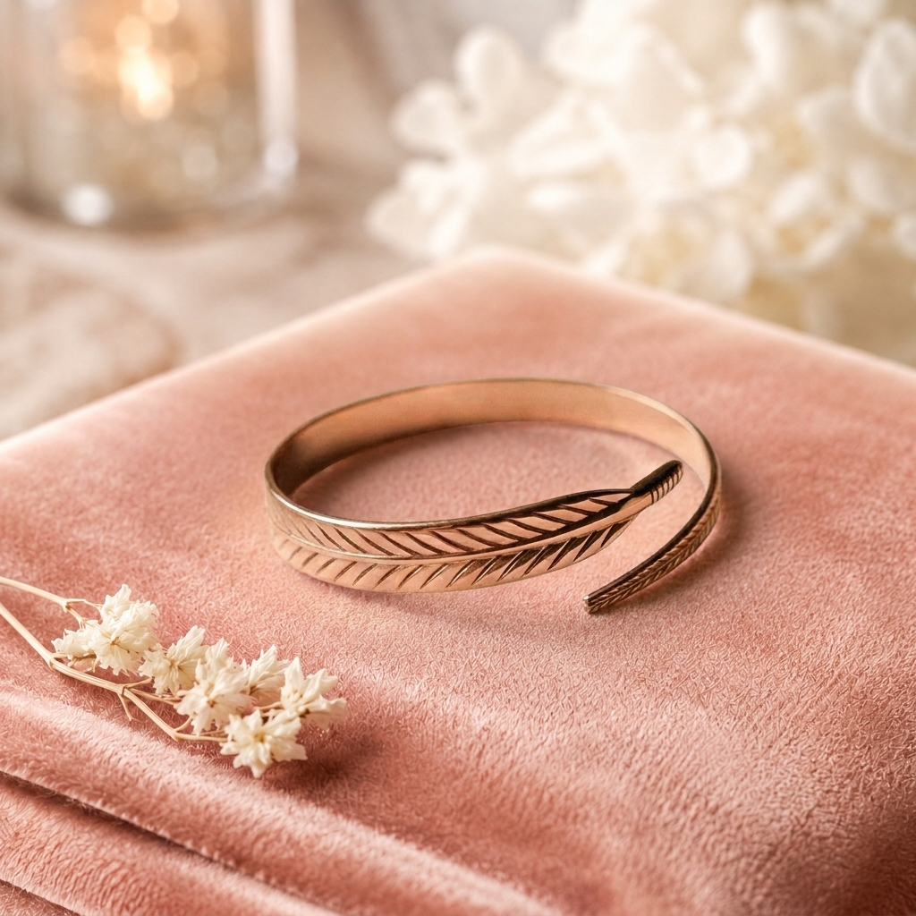 Pulsera de cobre Pétalo