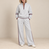 Itziar | Conjunto de Punto Suave con Pantalón Ancho