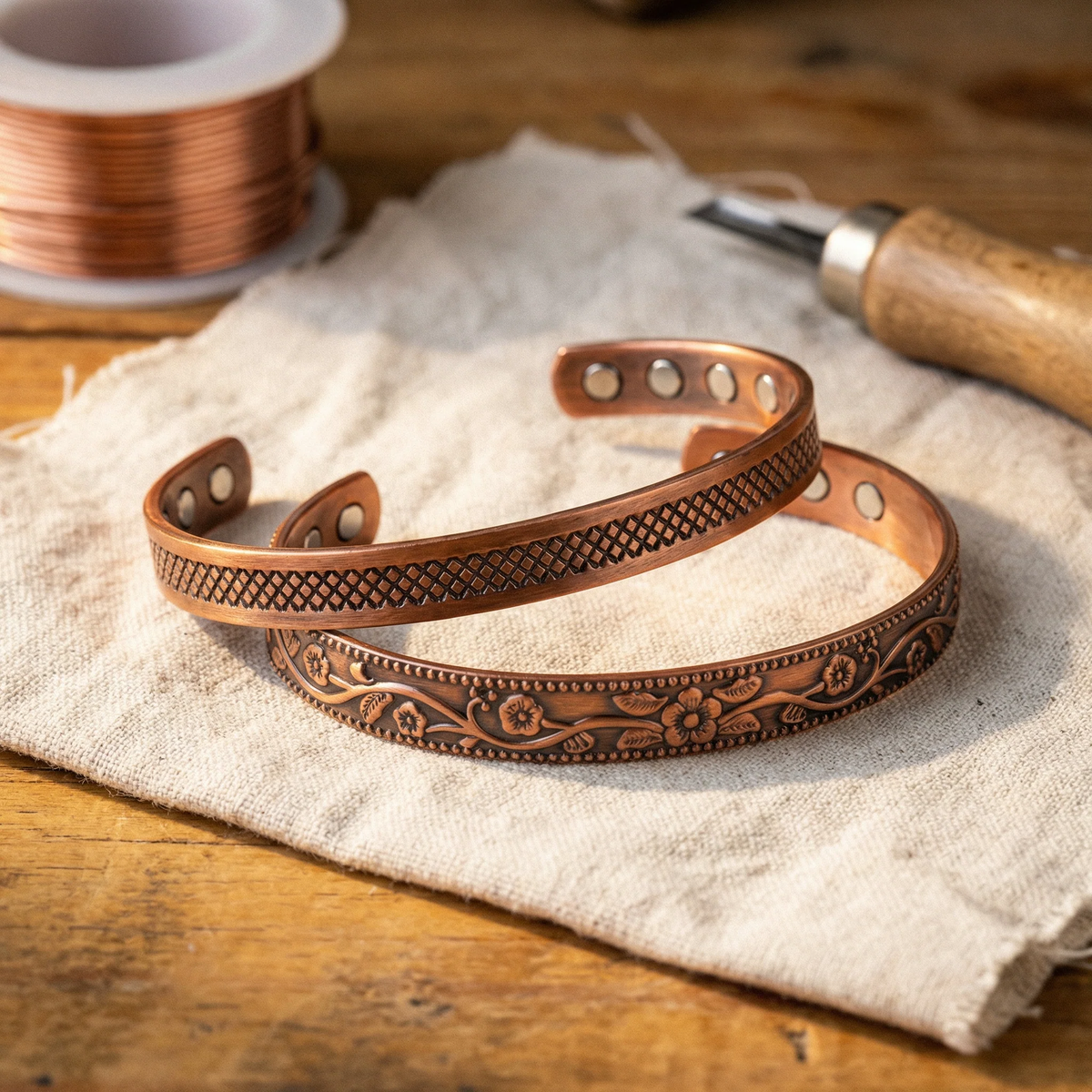 Pulsera de cobre Yunque