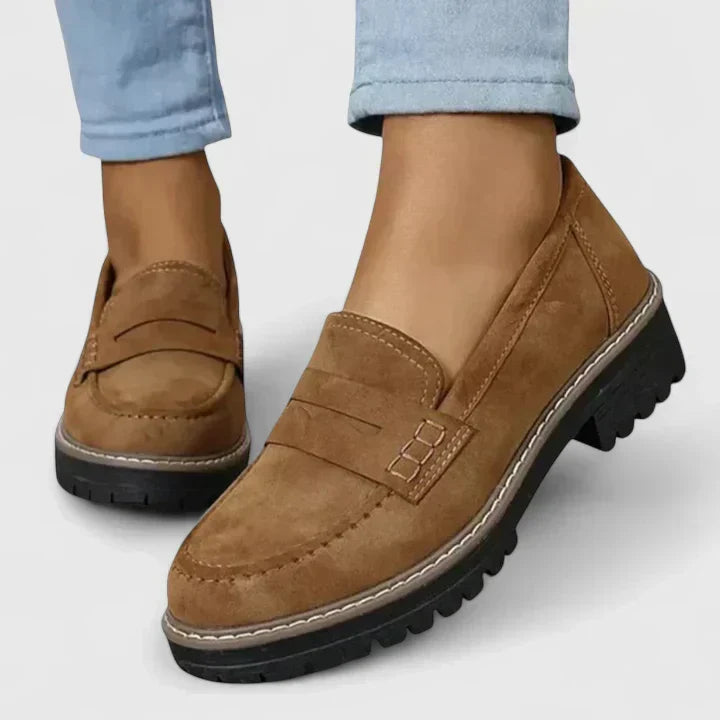 Camila | Mocasines de Suela Track con Plantilla Ergonómica
