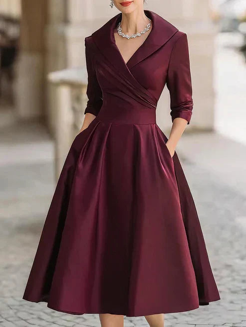ALICIA | Elegante vestido midi