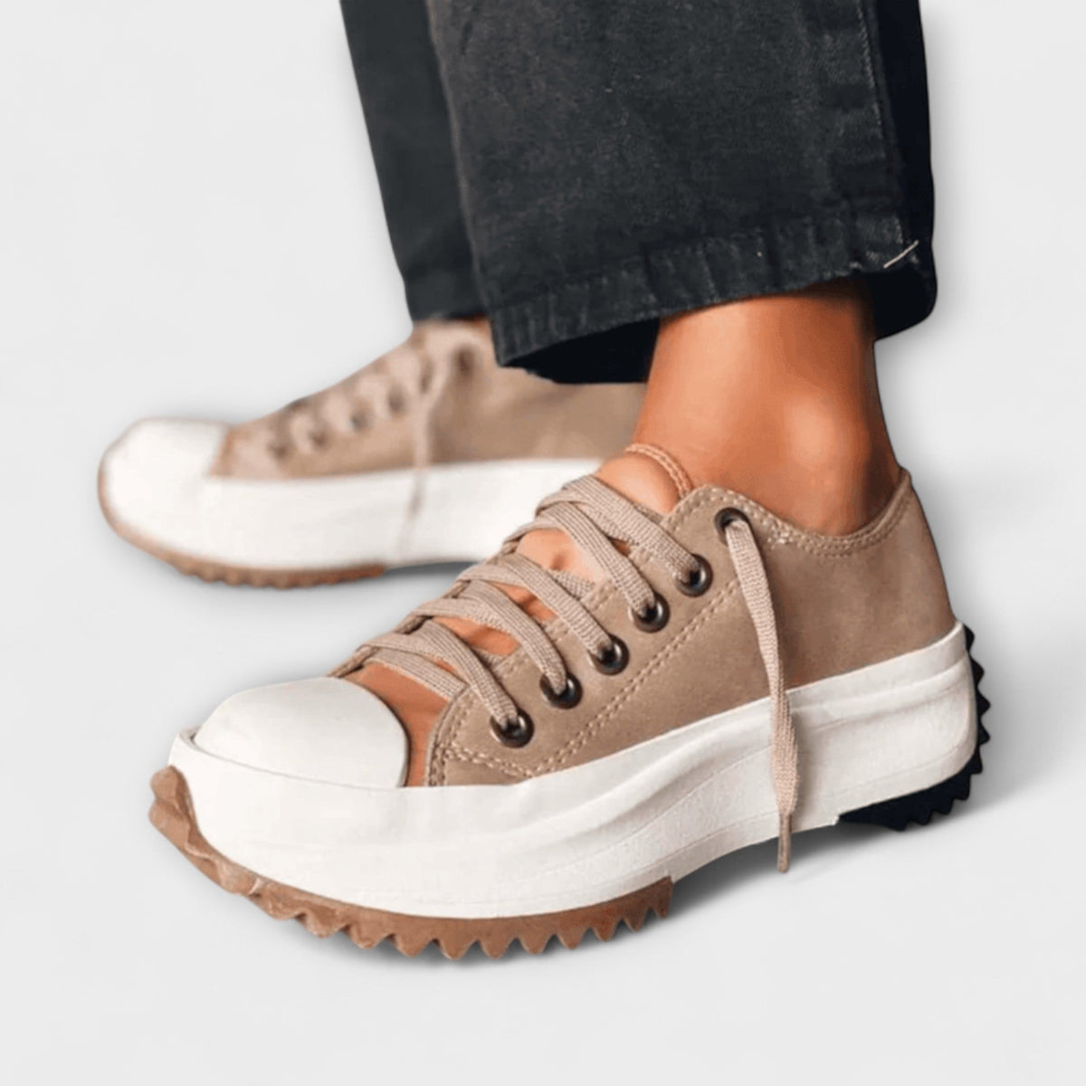Pilar | Zapatillas de Plataforma con Suela Dentada