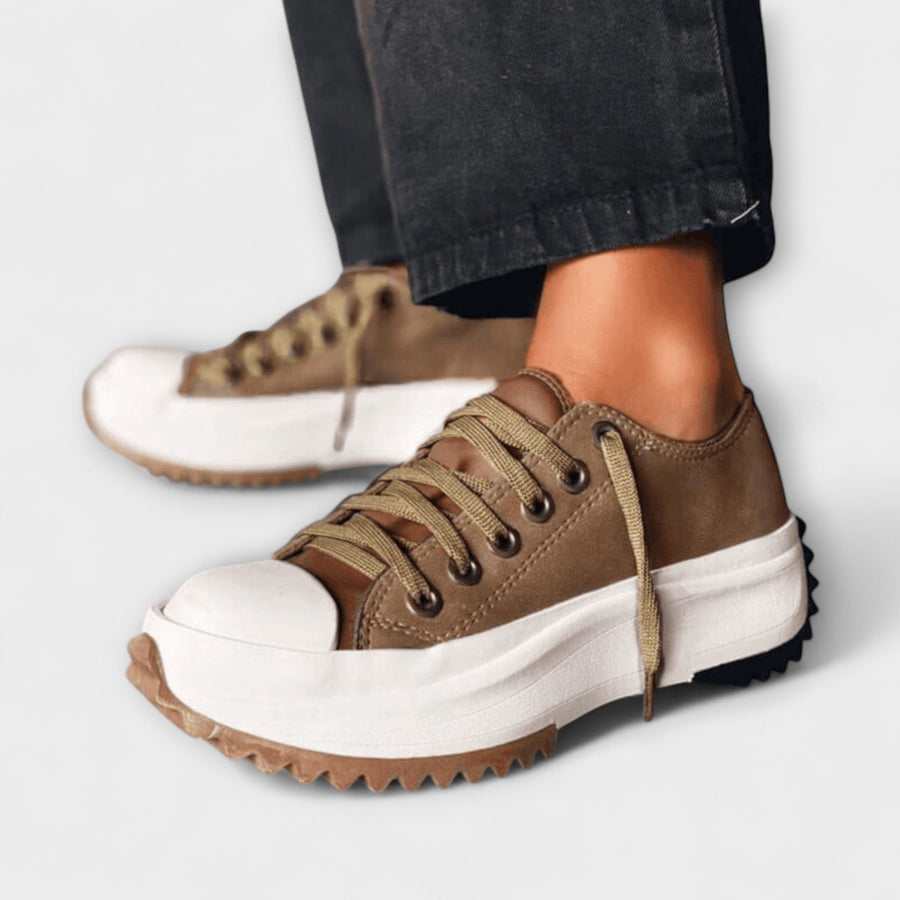 Pilar | Zapatillas de Plataforma con Suela Dentada