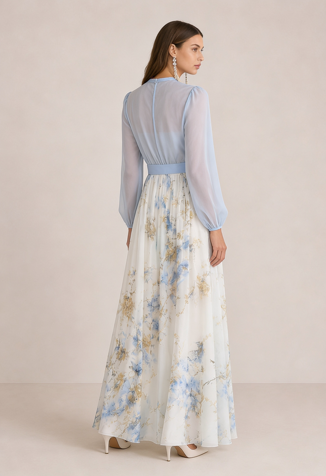 VERA | Vestido largo de flores
