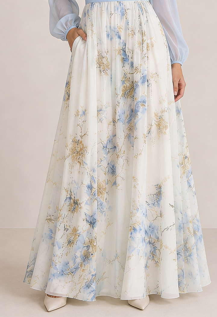 VERA | Vestido largo de flores