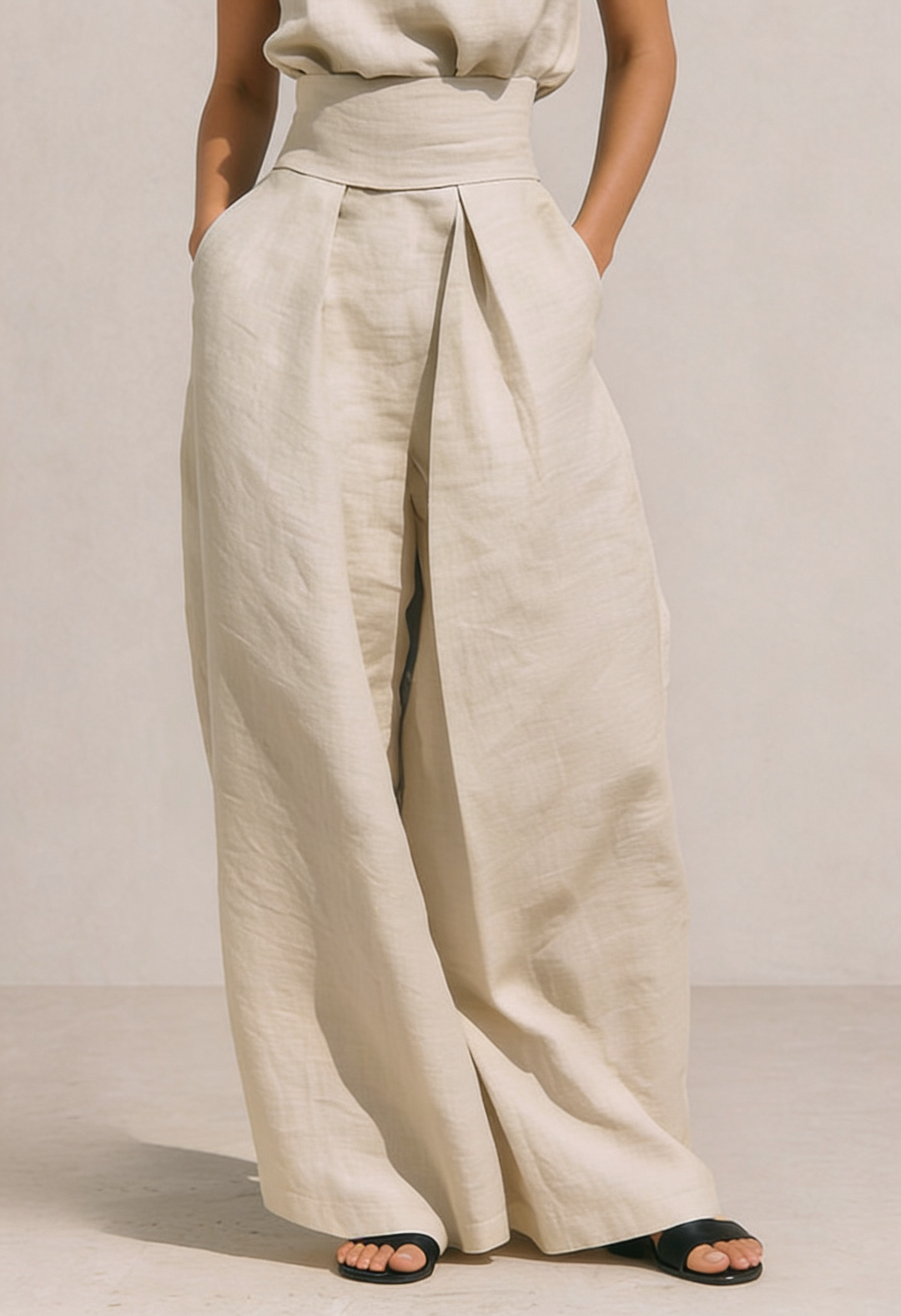 ZIRELLA | Conjunto Minimalista Completo con Pantalones Amplios