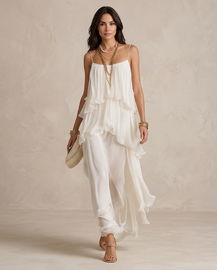 AURELIA | Vestido Maxi Chiffon