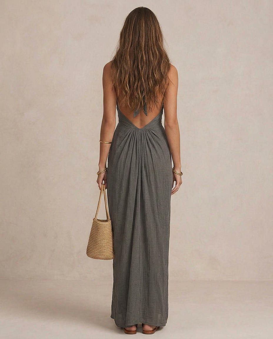 GIULIA | Maxi Vestido Draped