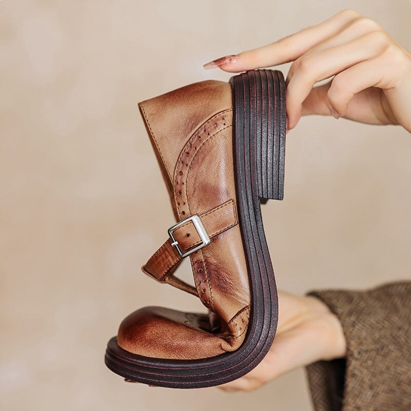 Cayetana | Zapato Mary Jane con Hebilla
