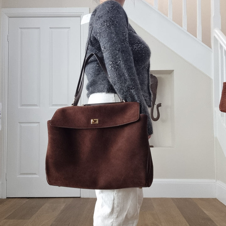 Harper | Bolso de hombro (gamuza)