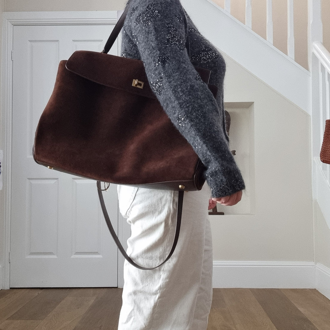Harper | Bolso de hombro (gamuza)