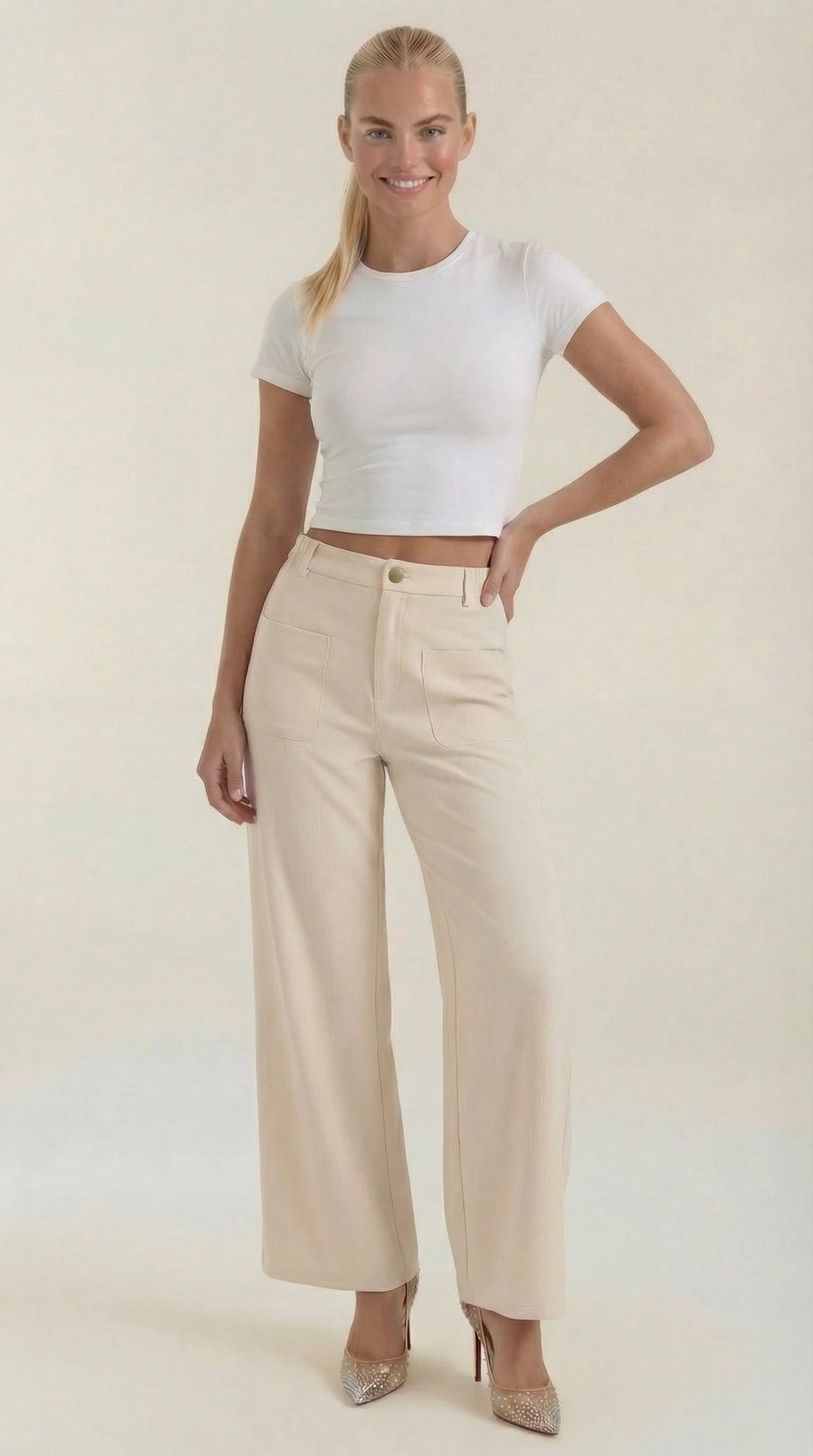 Allison | Pantalón Ancho de Pana