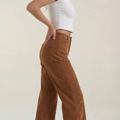 Allison | Pantalón Ancho de Pana