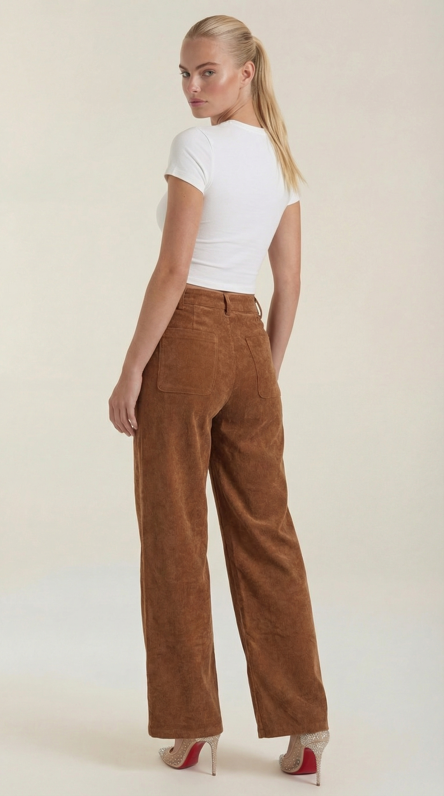 Allison | Pantalón Ancho de Pana