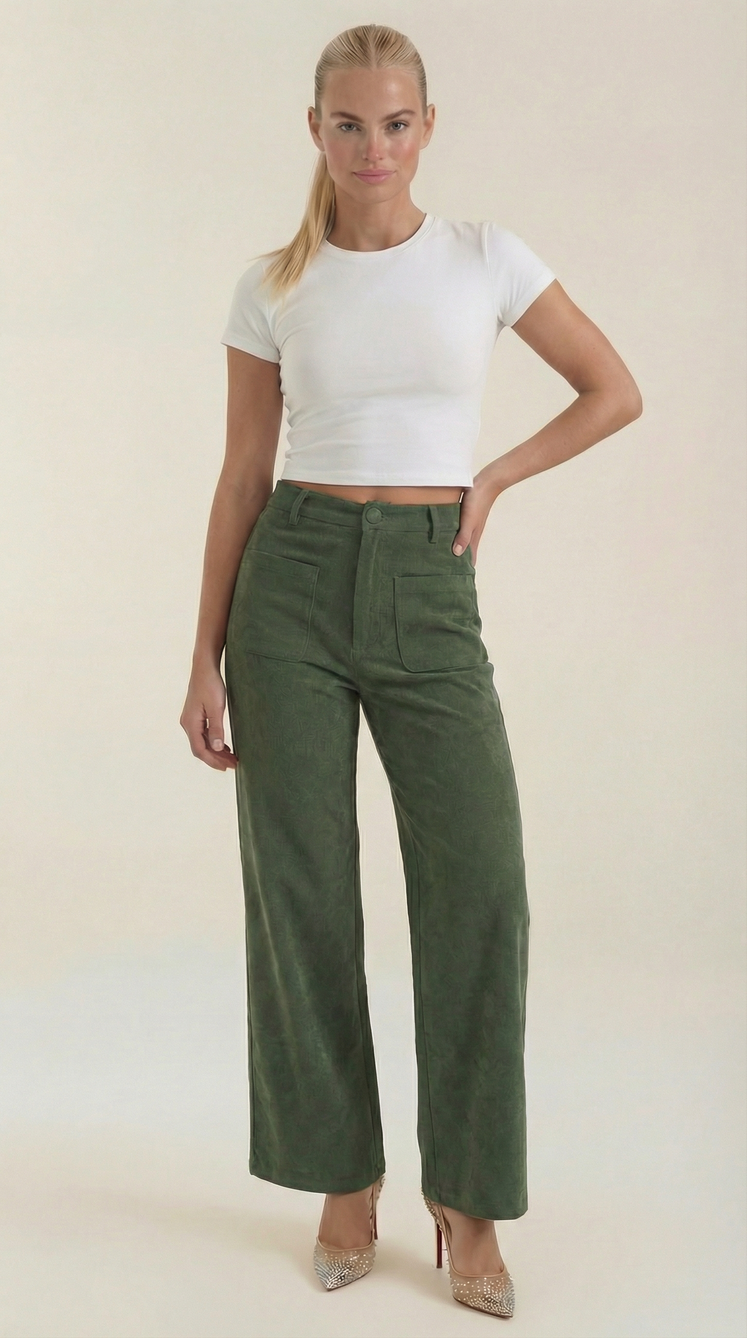 Allison | Pantalón Ancho de Pana