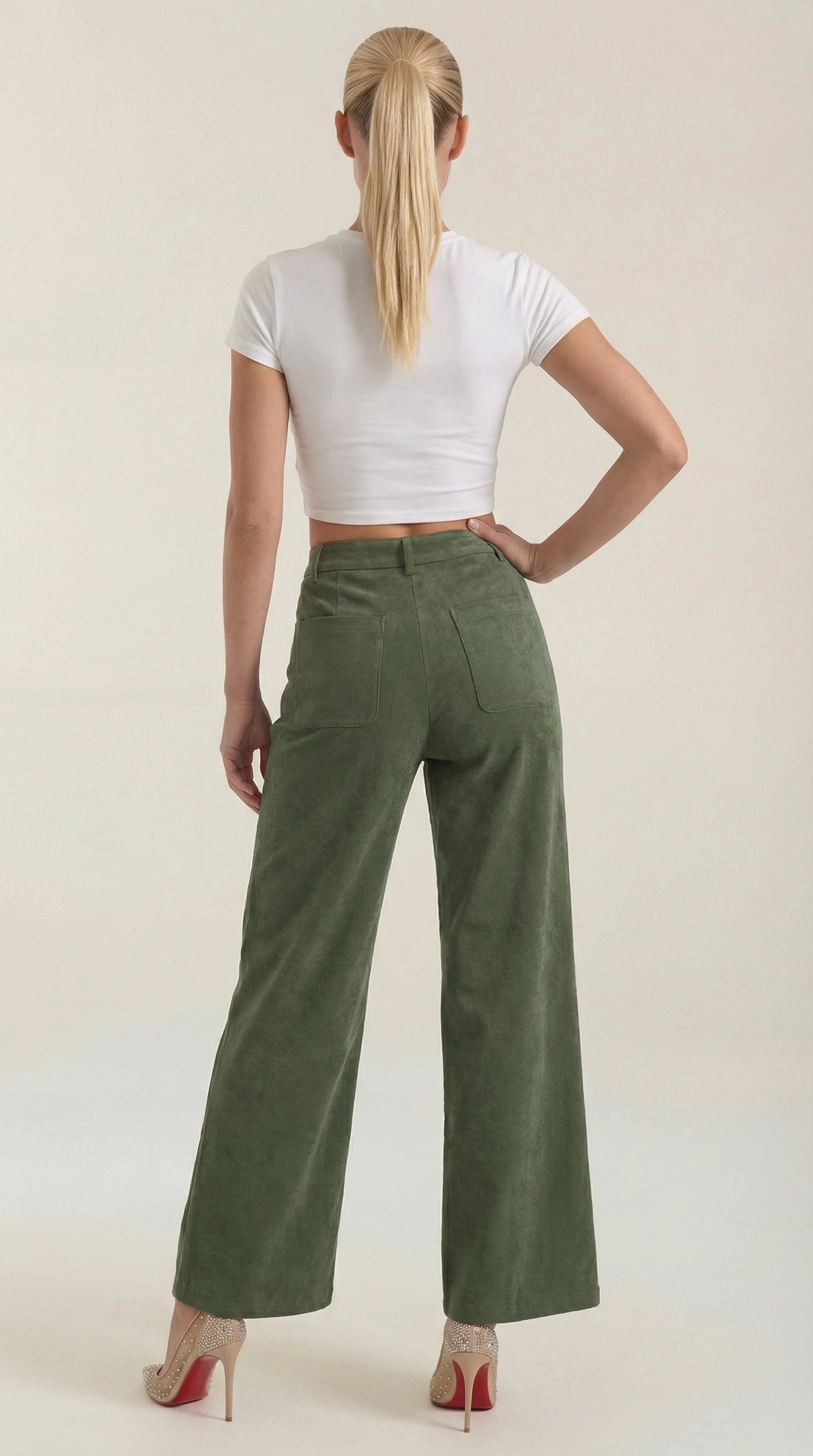 Allison | Pantalón Ancho de Pana