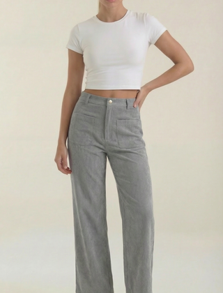Allison | Pantalón Ancho de Pana