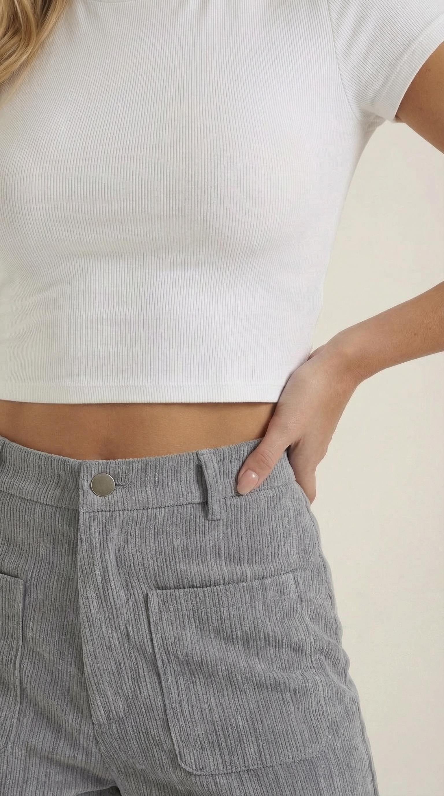 Allison | Pantalón Ancho de Pana