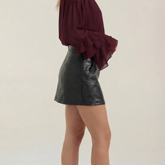 Alma | Top Transparente de Cuello Alto